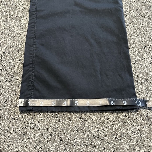 Express Pants Womens 13/14 35x31 Mid Rise Flare Boot Commuter Tech Nylon Stretch - Picture 8 of 9